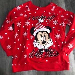 Disney Red Minnie Mouse Sweater